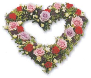 Country Garden Heart