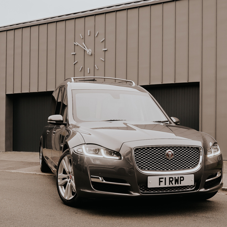 Jaguar XJ Hearse & one matching Limousine